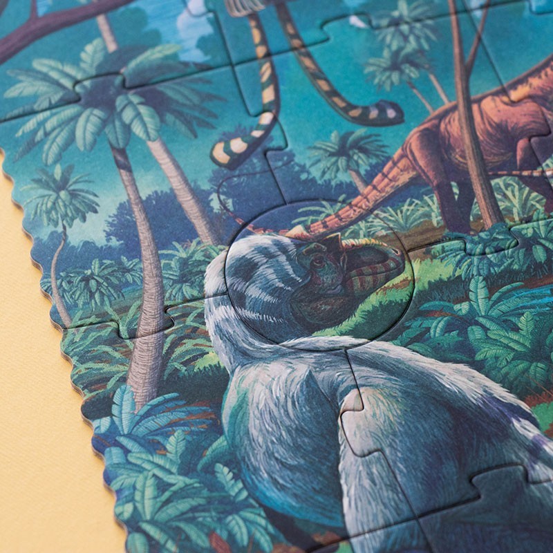 A sustainable dinosaur toy